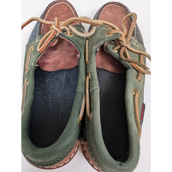 Sebago Shoes Womens Size 5 Docksides Colorblock Multicolor Boat - Picture 8 of 9